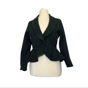 Torrid Gray Open Front Knit Blazer/Cardigan 3X